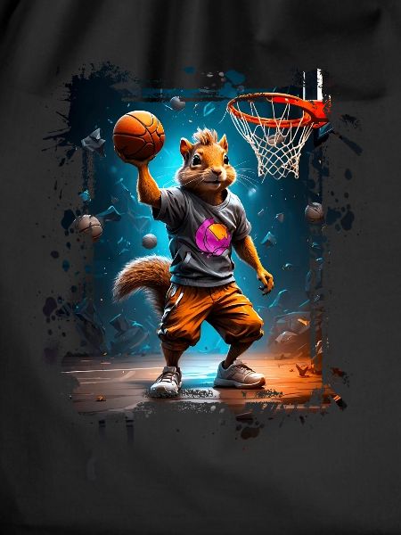 Squirrel Basketball Basketball Player