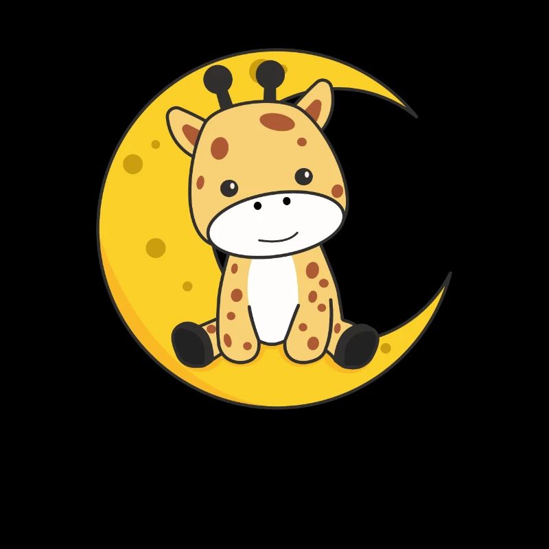Cute giraffe to fall asleep Giraffe Moon