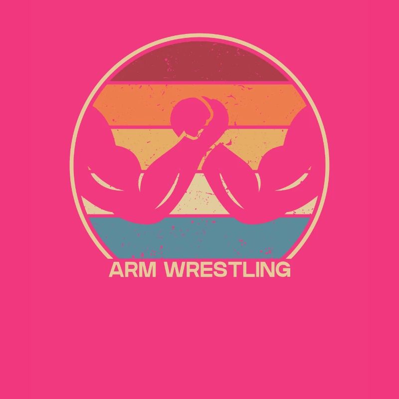 Retro Hand Wrestling Techniques Exercise Arm