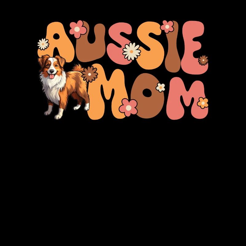 Australian Shepherd Red Tri Groovy Aussie mom