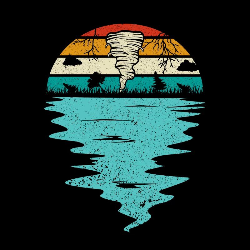 Retro Tornado Hunter Storm Chases Tornadoes Hurricanes