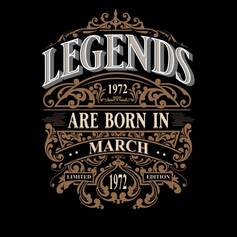 1972 Mars Naissance Anniversaire Année de naissance
