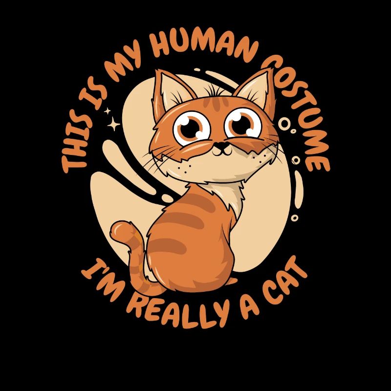 C’est mon costume humain, je suis vraiment un chat