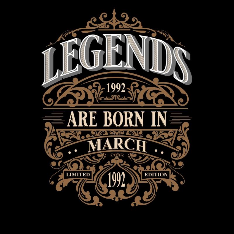 1992 Mars Naissance Anniversaire Année de naissance