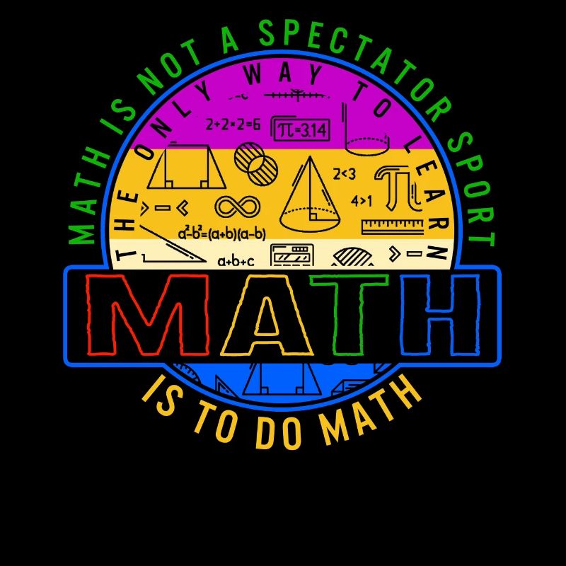Chemise de professeur, Math n’est pas un Spectator Sport Tee,