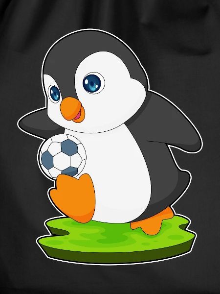 Penguin Soccer Player Soccer