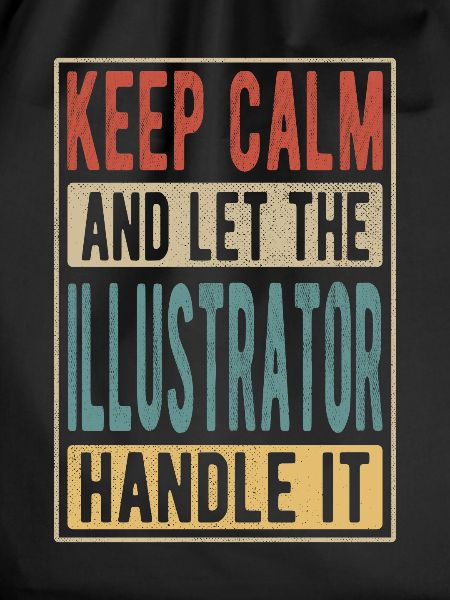 Illustrator Retro Geschenk