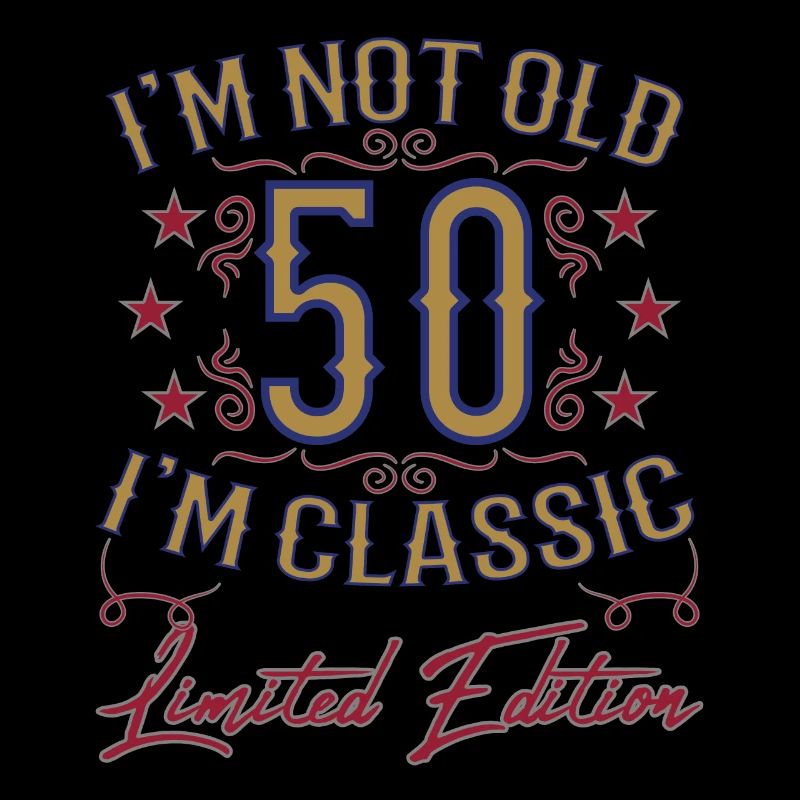 50. Geburtstag Vintage lustiger Spruch