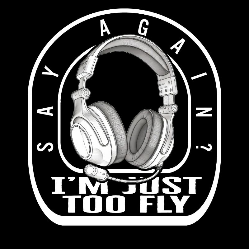Kommunikations-Shirt, sag noch einmal, dass ich einfach zu fliege