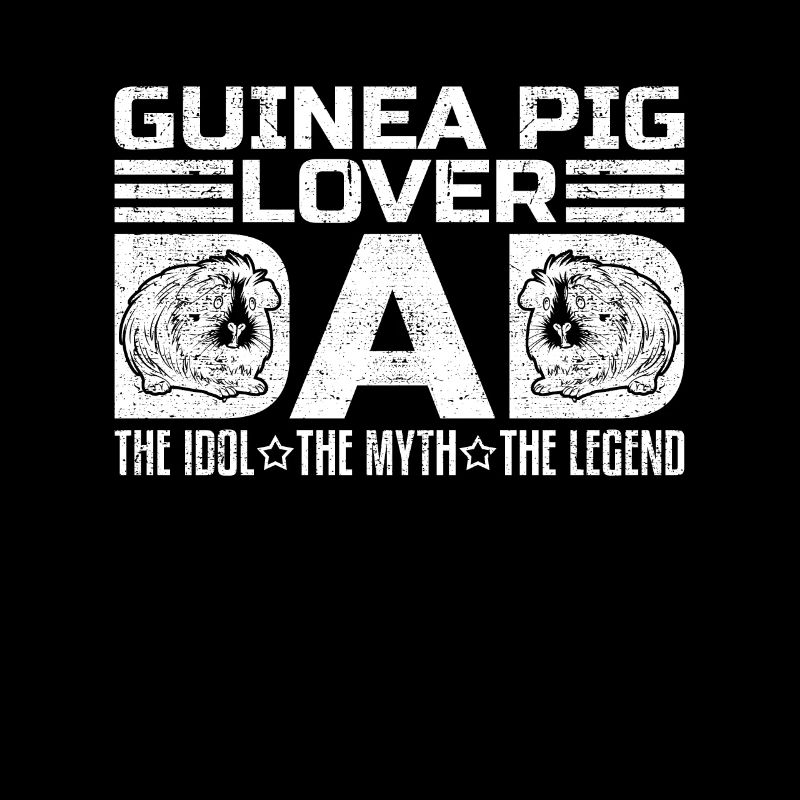 Cochon d’Inde Amant Papa L’idole Le propriétaire du cochon d’Inde