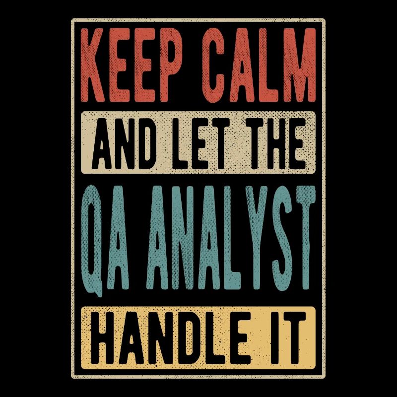 Qa Analyst Retro Geschenk