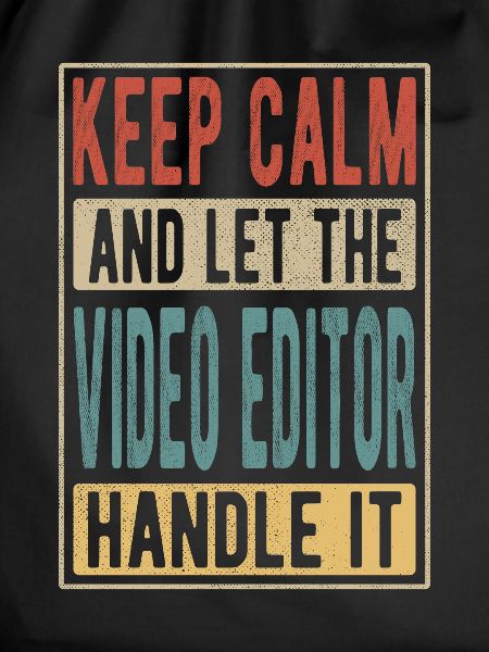 Video Editor Retro Geschenk