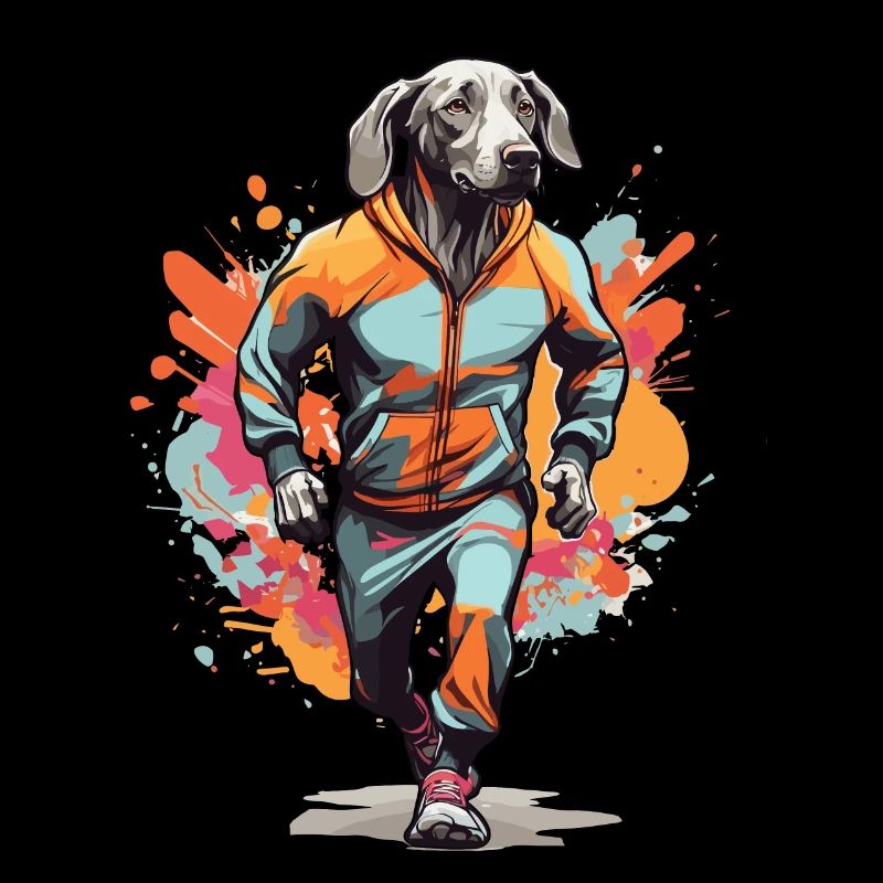 Weimaraner Aesthetic Streetwear Jogging