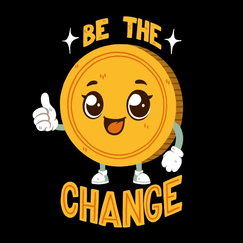 Be The Change - Change Pun