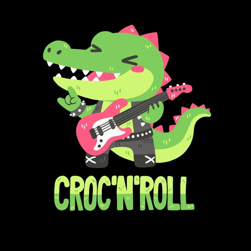 Rocker Crocodile - Pun