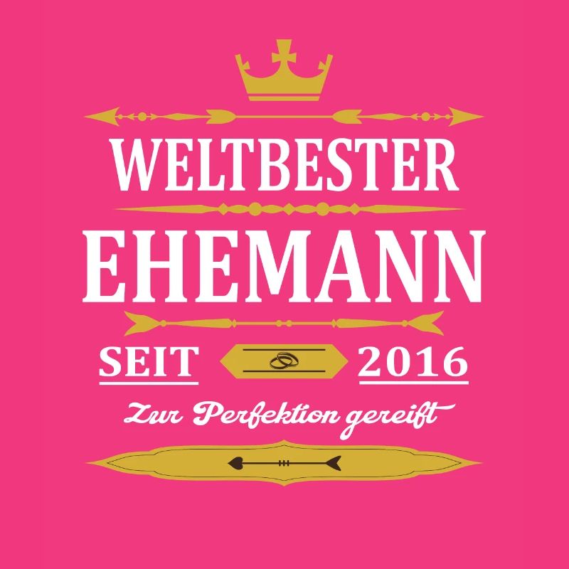 Weltbester Ehemann Seit 2016 Vintage Hochzeitstag