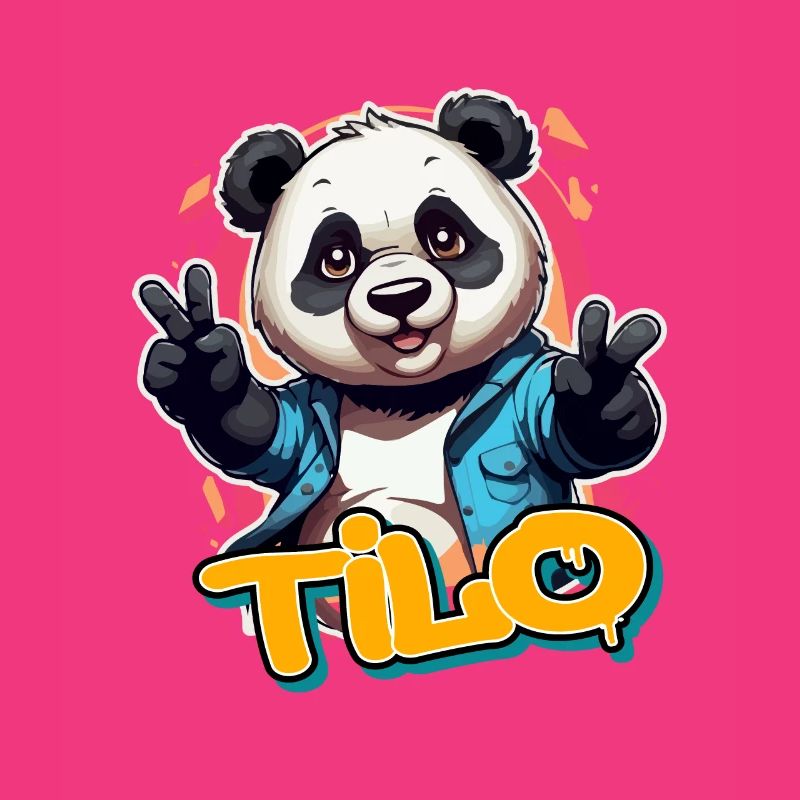 THILO - Beau nom de garçon avec Cool Panda