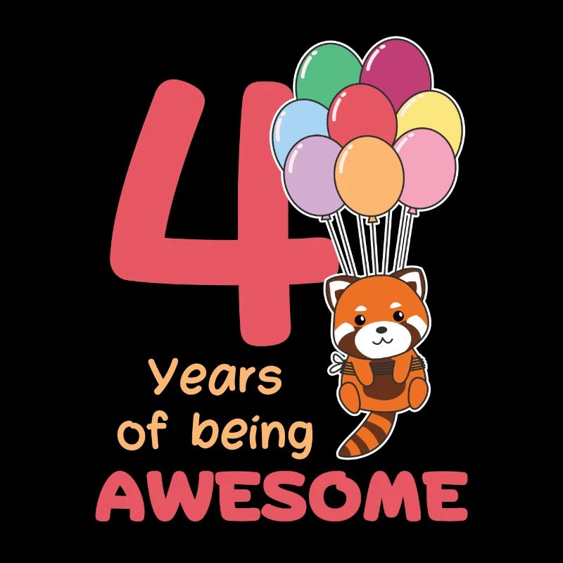 Panda roux pour les enfants de 4 ans