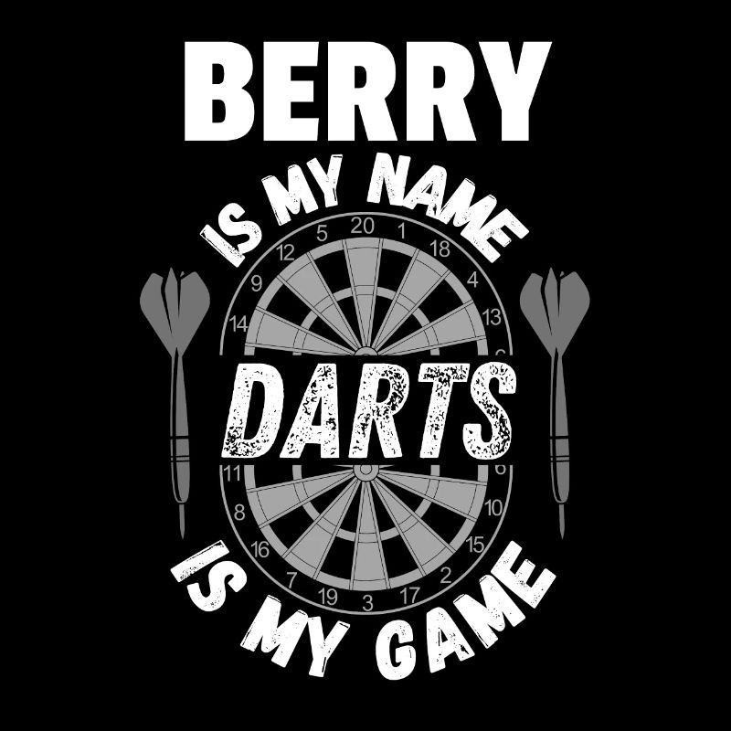 Marchandise de fléchettes au nom de Berry fan de fléchettes