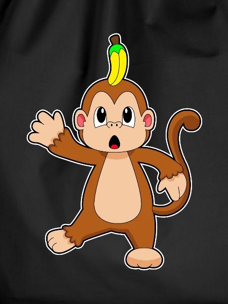 Affe Banane 