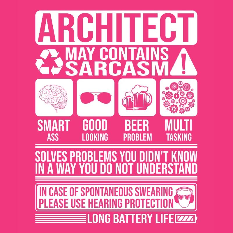 Architect Sarcasm funny Gift Architect