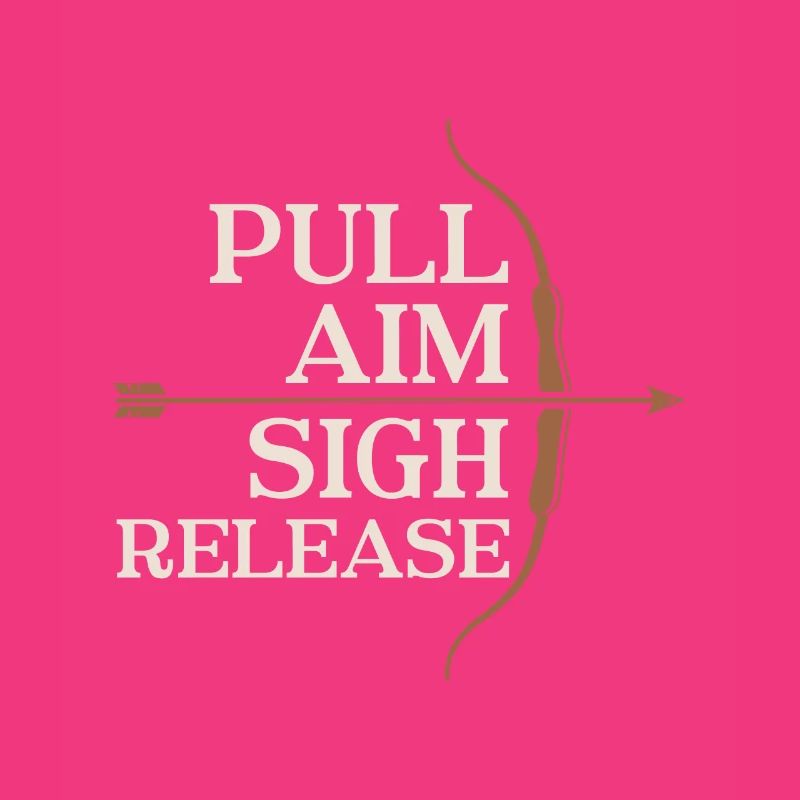 Pull Aim Sigh Release - Archer Bow