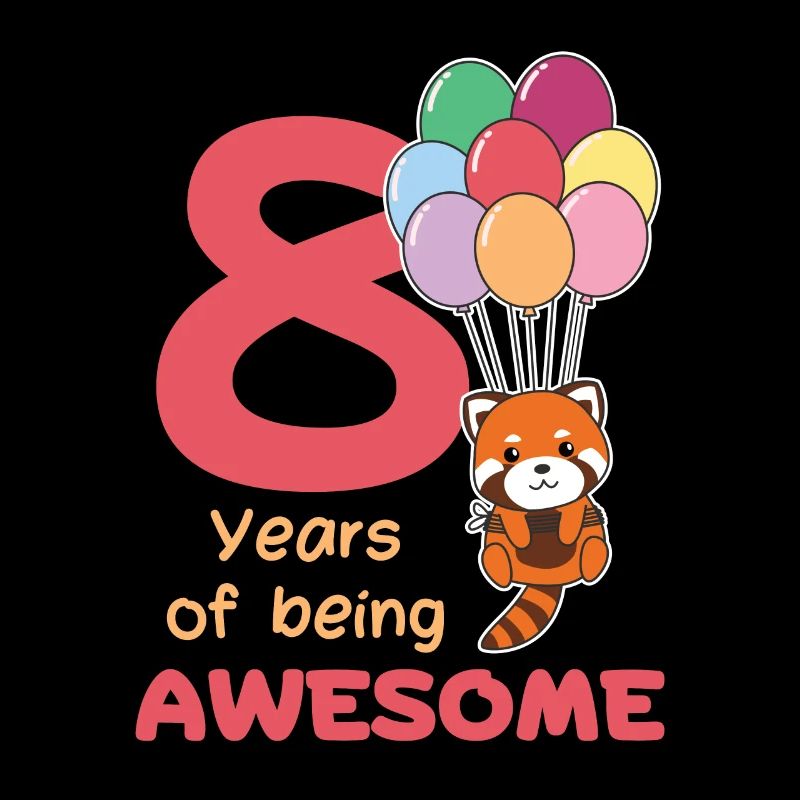 Panda roux pour les enfants de 8 ans