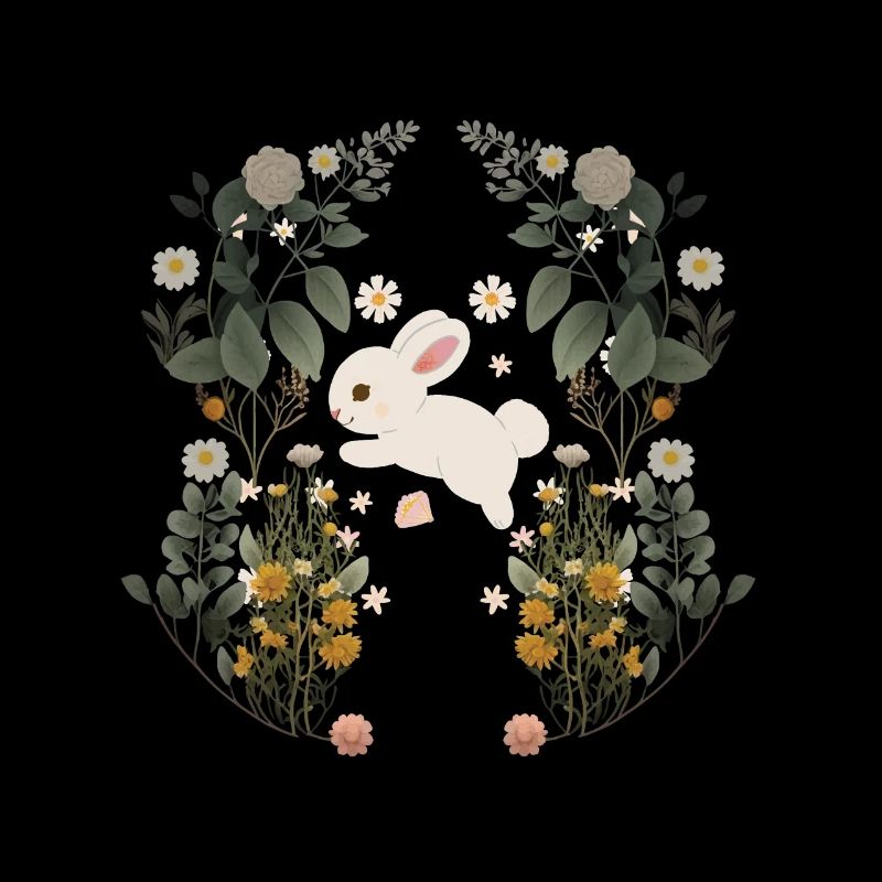 Lapin, Lapin, Rongeur, Printemps, Fleurs, Nature