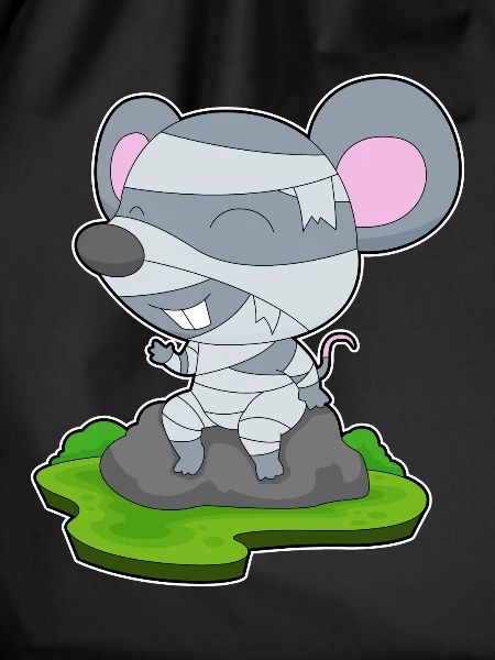 Mouse Halloween Mummy