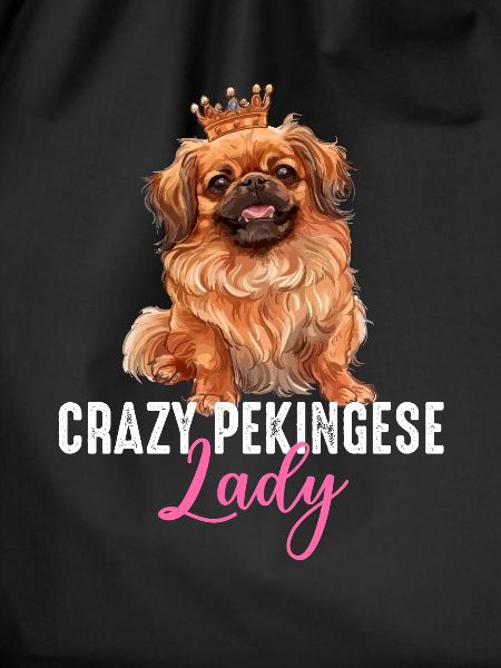 Crazy Pekingese lady