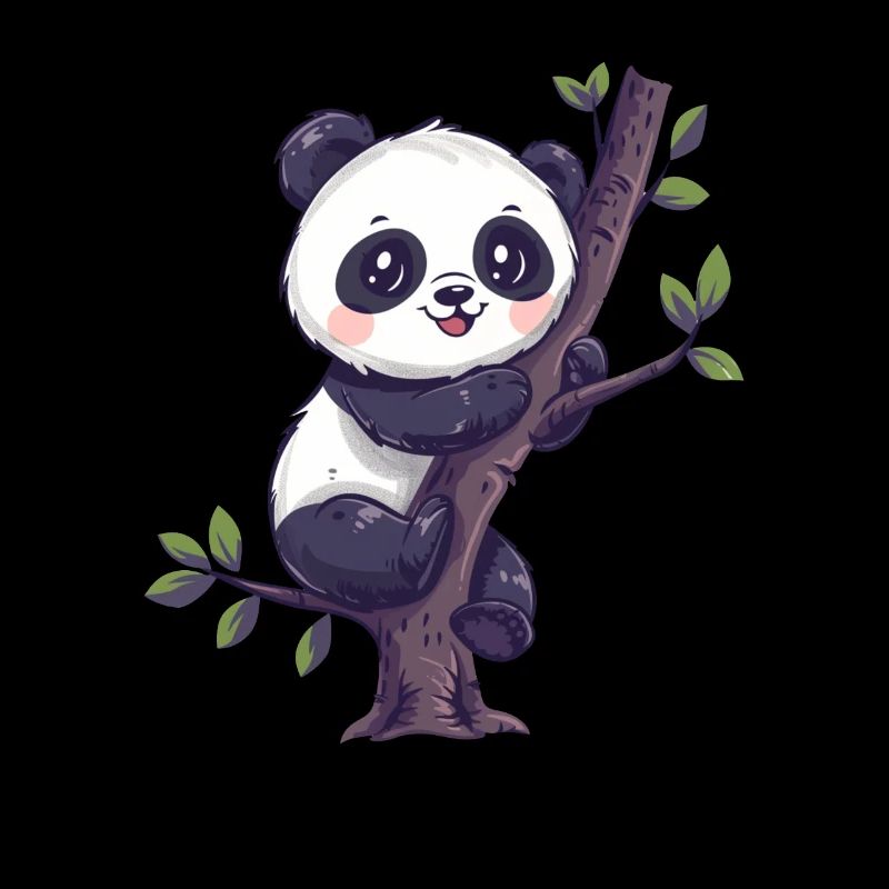 Panda Ours Escalade Panda Géant Japonais
