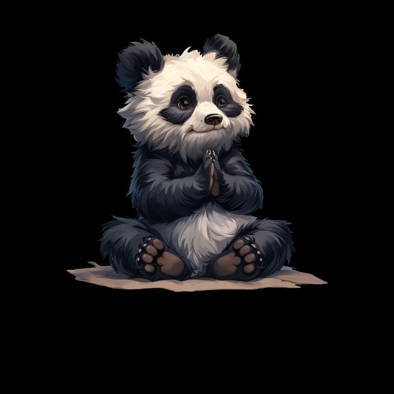 Panda Bear Yoga Panda géant japonais