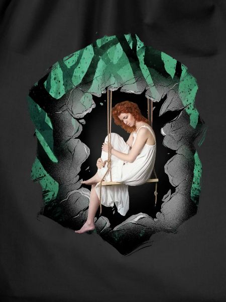 Mädchen Wald Sinnlich Romantisch