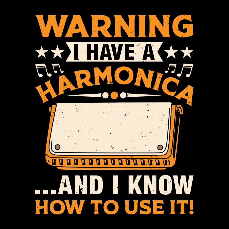 Harmonica Player Funny Harmonica Player