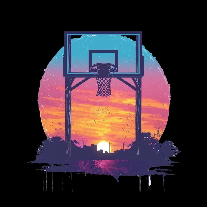 Sunset Basketball Dream
