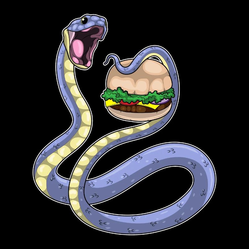 Schlange Burger