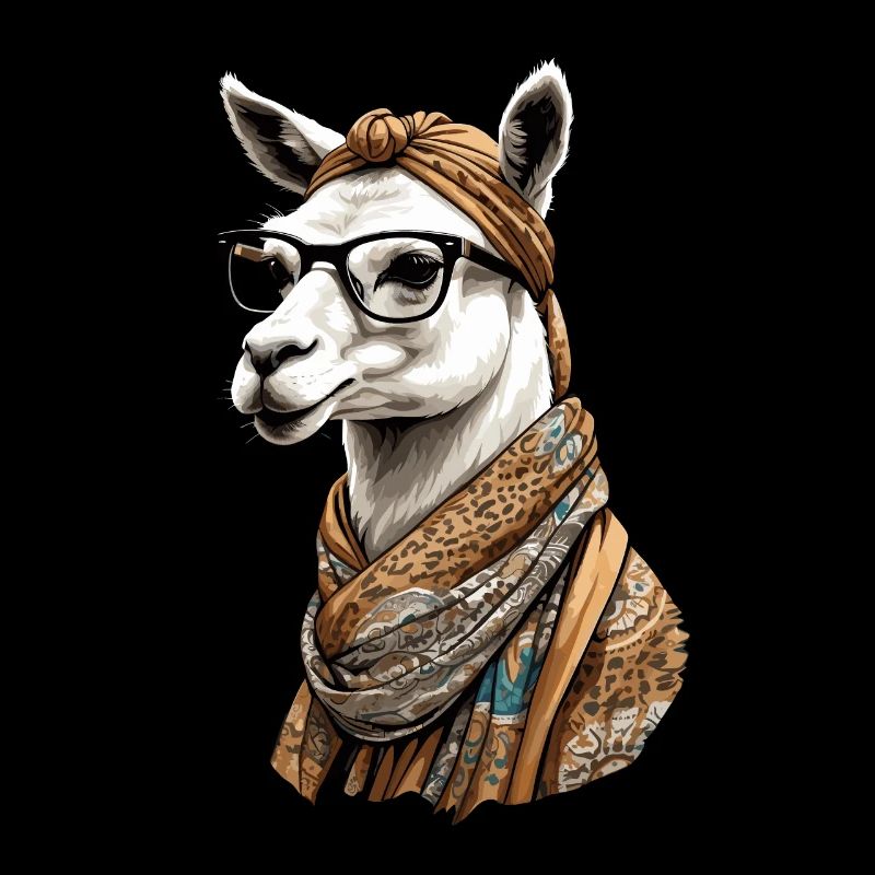 Llama Alpaca Funny Mom Design Love