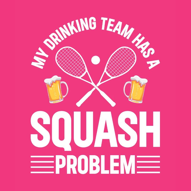 Mon équipe de consommation d’alcool a un problème de squash - Squash Fun