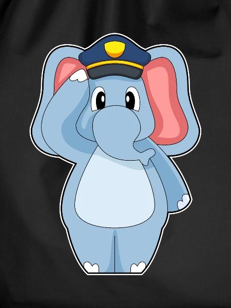 Elephant Policeman Police