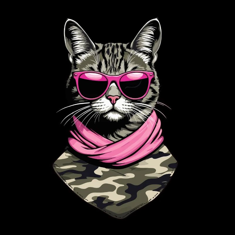 Niedliche Katzenmama Katzenmutter mit Stil