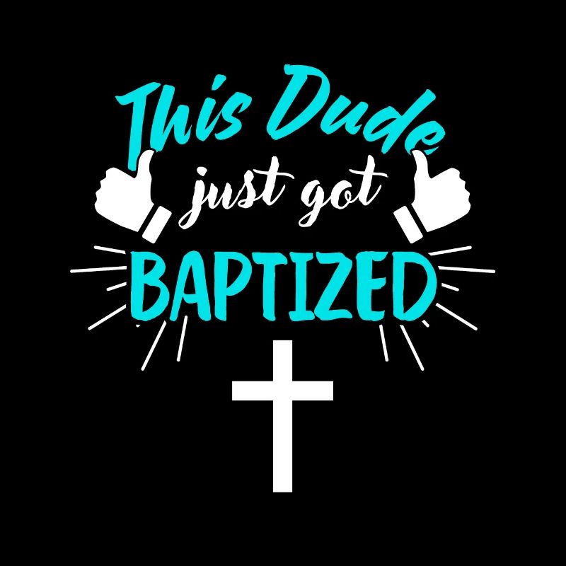 This guy is newly baptized Christian baptism