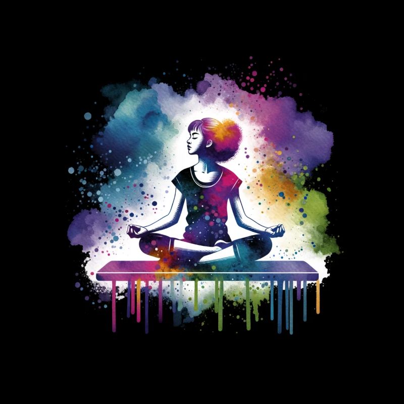 Mädchen, die Yoga lieben