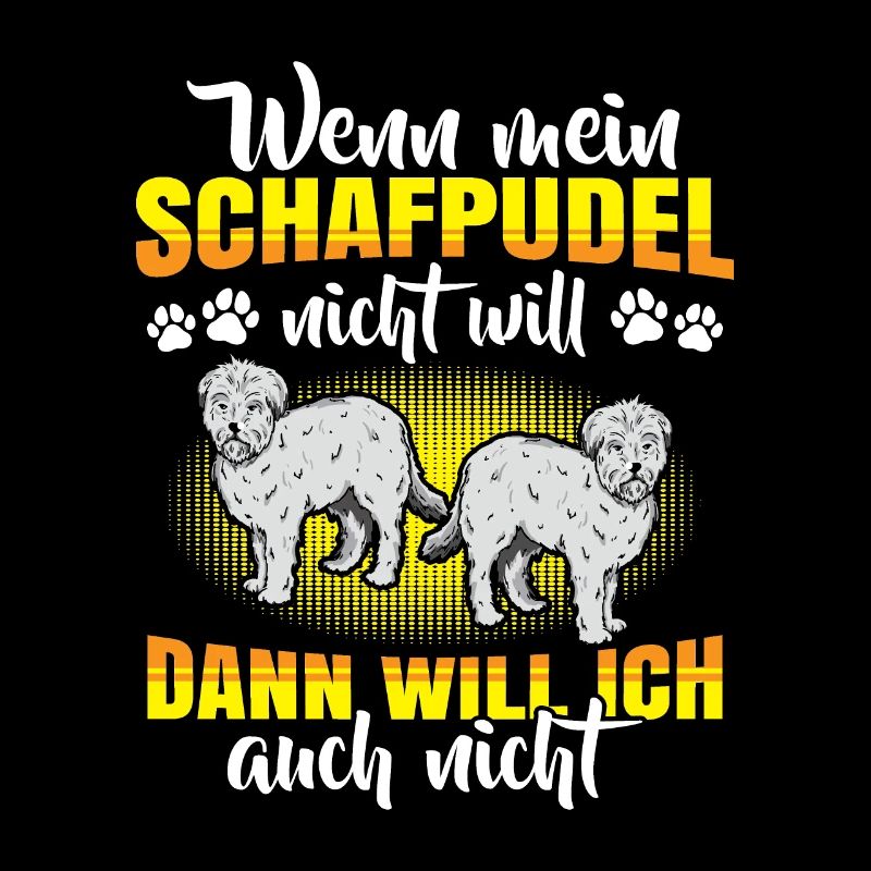 Sheep Poodle does not want Old German Herding Dog