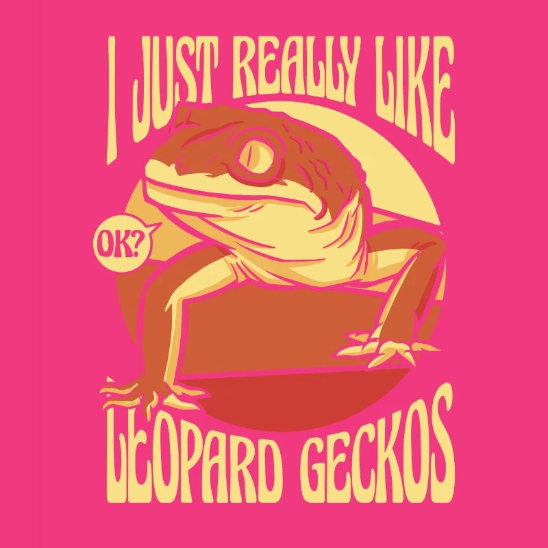 Juste comme le léopard Geckos Lézard à crête