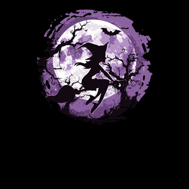Gothic Hexen Geschenkidee okkulter lila Mond