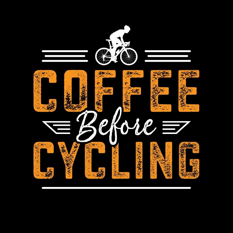 Cyclist Coffee Before Mountain Biking Coffee Lover