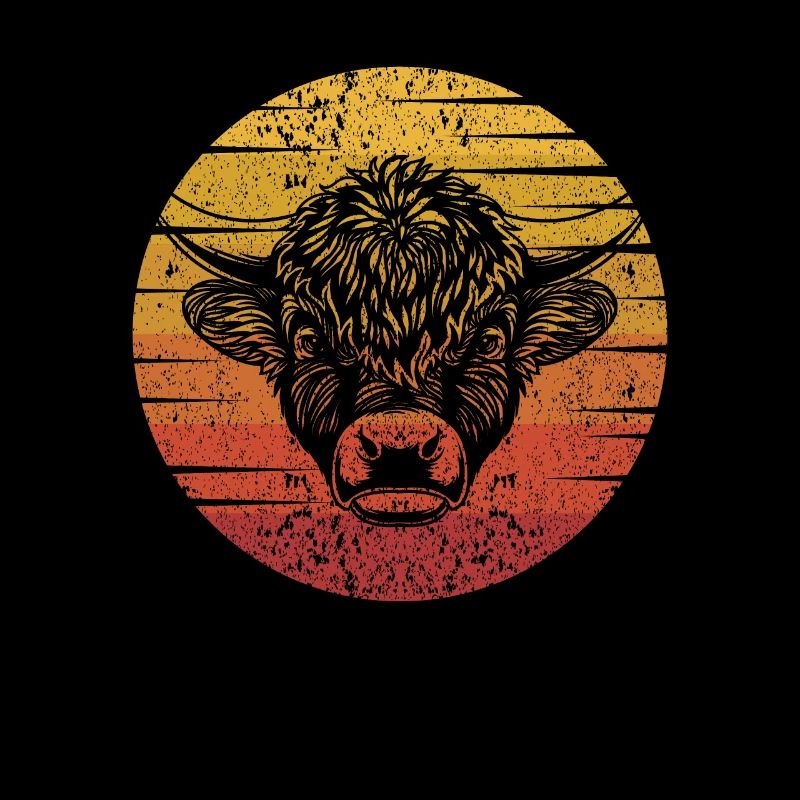 Retro Buffalo Bovinae American Bison Lover Bison