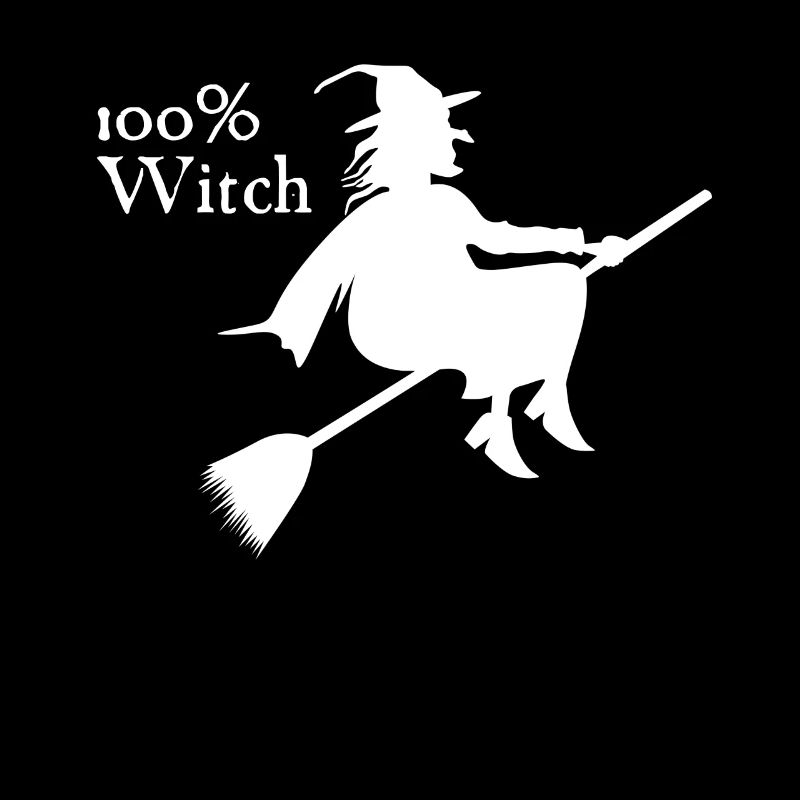 100% SORCIÈRE ! Le drôle de cadeau de dicton de sorcière