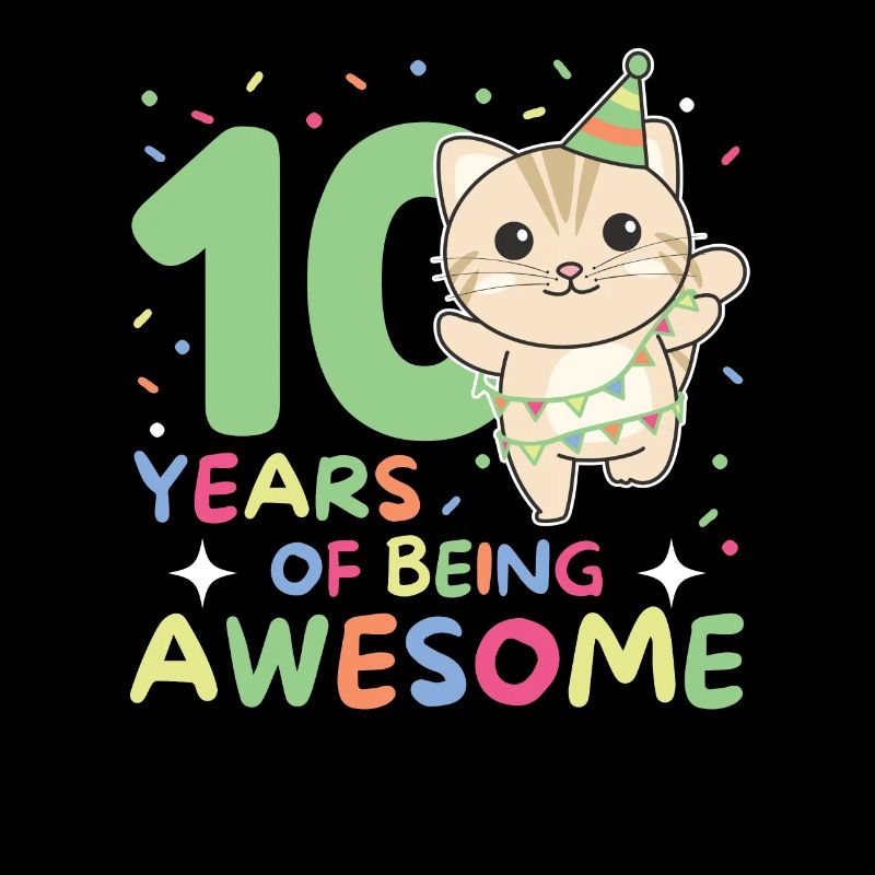 Chat pour les 10 ans Enfants de dix ans