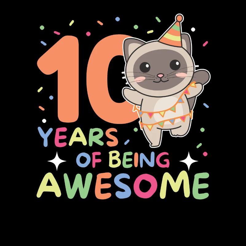 Chat pour les 10 ans Enfants de dix ans